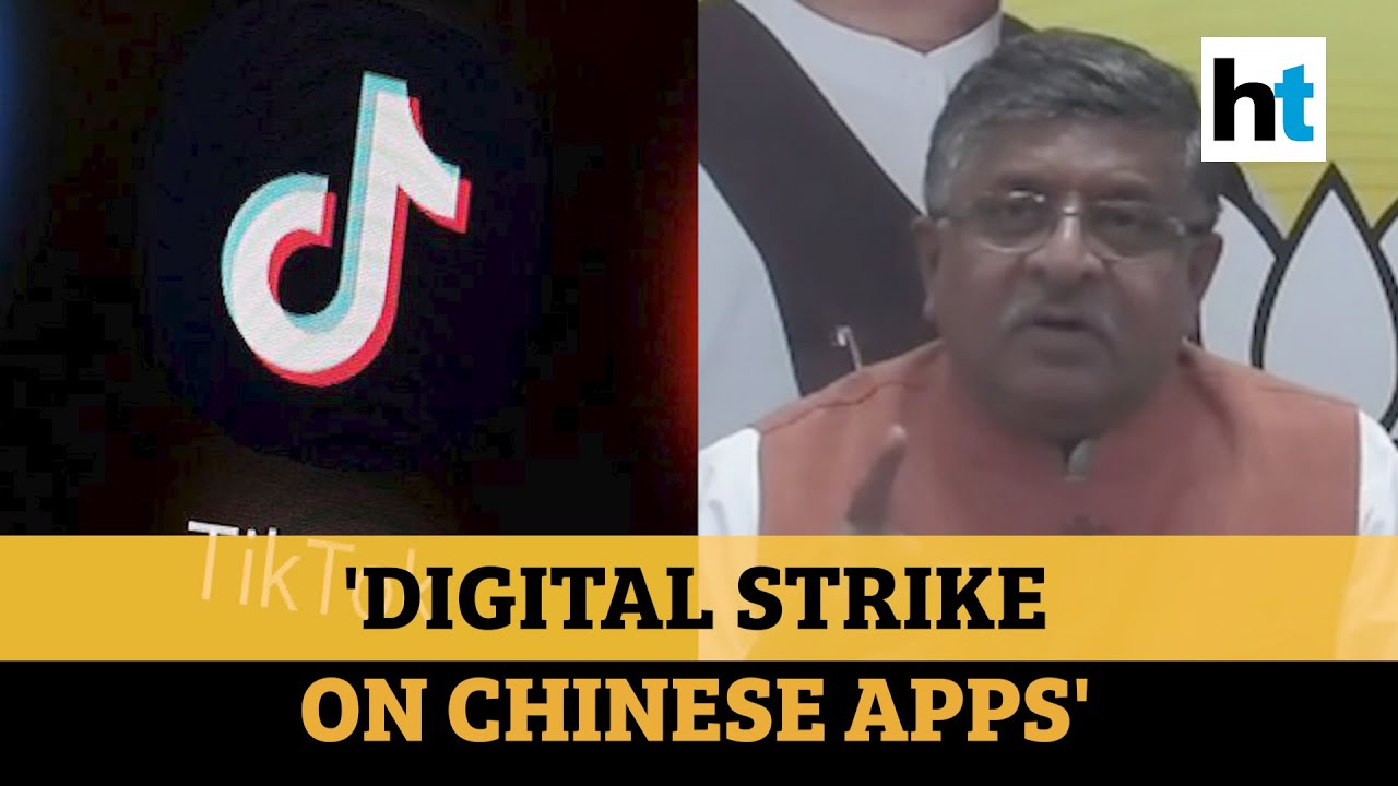 'Digital strike to secure data of Indians': RS Prasad on banning Chinese apps
