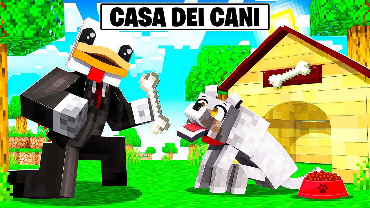 LA NUOVA CASA PER I MIEI CANI SU MINECRAFT