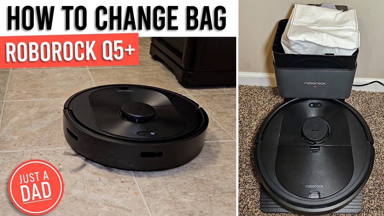 How to Change the Dust Bag on Roborock Q5+ Robot Vacuum with Link to New Bags