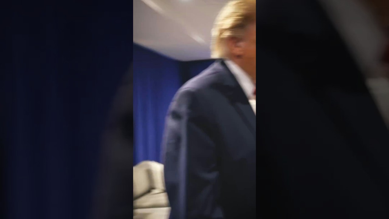 Trump welcomes Macron into private Trump Tower apartment for talks