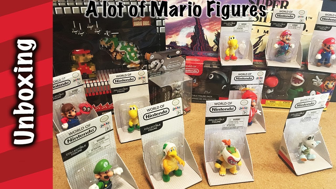 Live- world of Nintendo 3” Mario Haul! Dry Bones! Hammer Bro! Pixel Bowser etc.