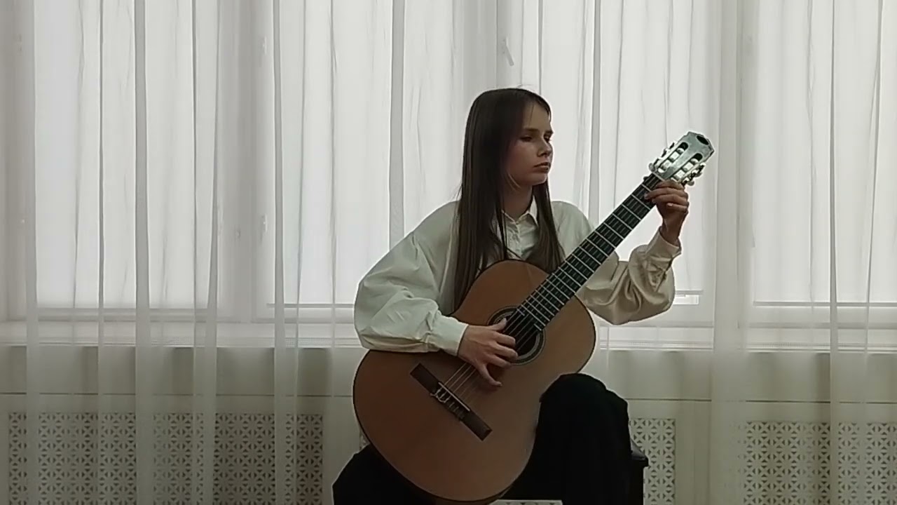Каштанова Ева 13 лет Ф.Сор.Вариации на тему Моцарта из оперы Волшебная флейта