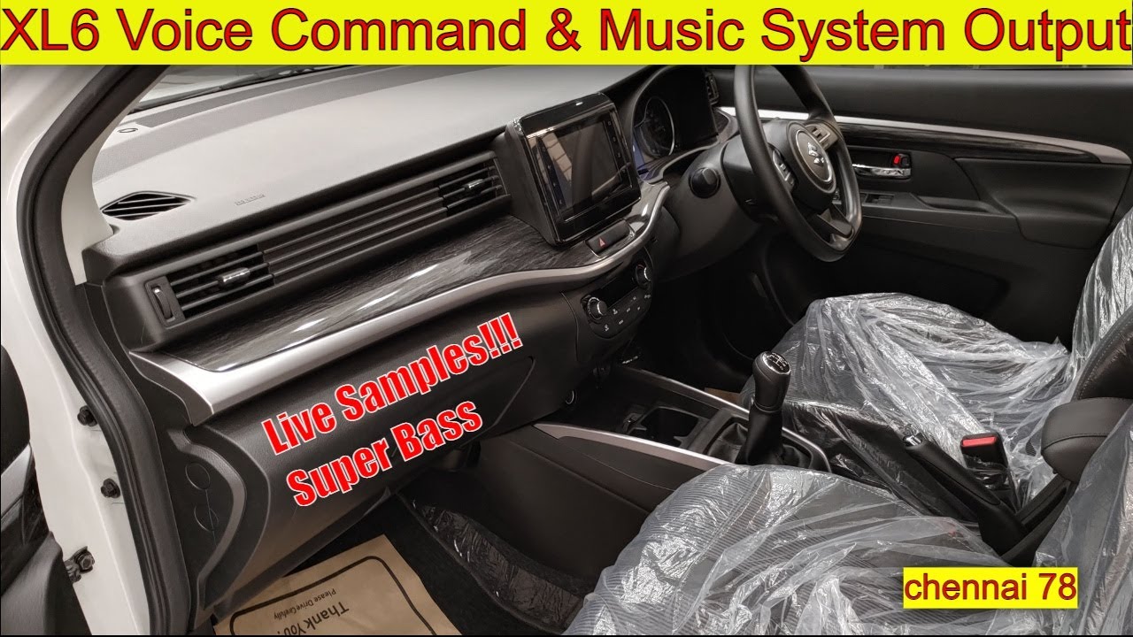 XL6 Voice Command and Music System Output - chennai 78 #xl6 #chennai78 #xl6zeta #newxl6