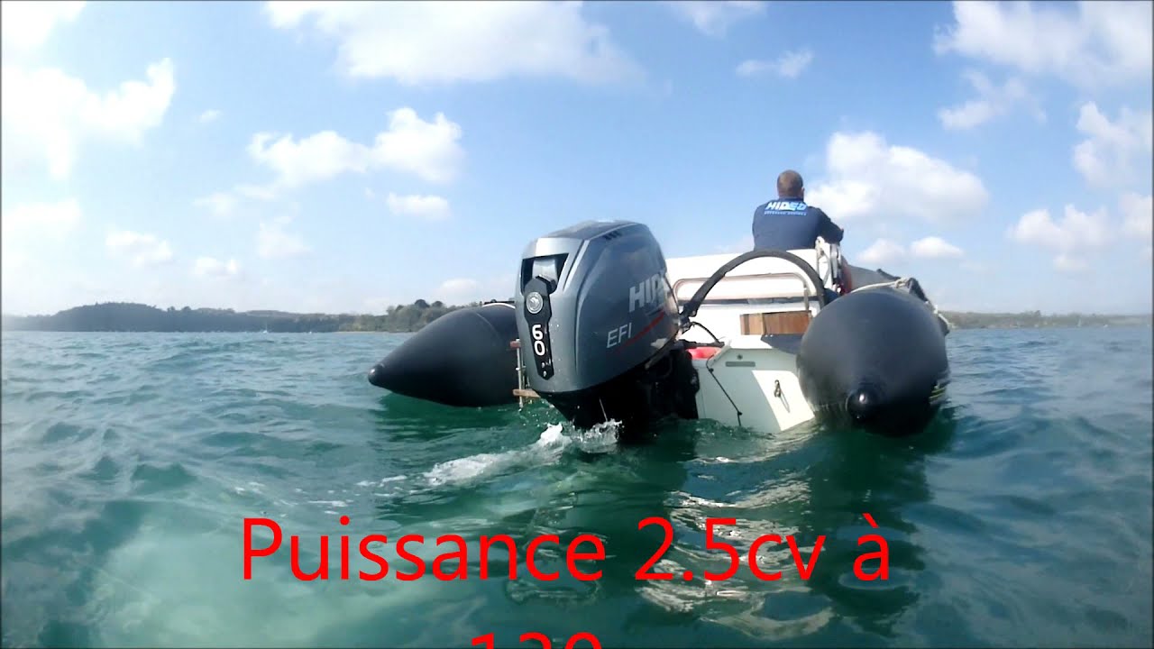 TEST FRANCE HIDEA CHEVALIER PLAISANCE 60 CV 4 TEMPS EFI HIDEA
