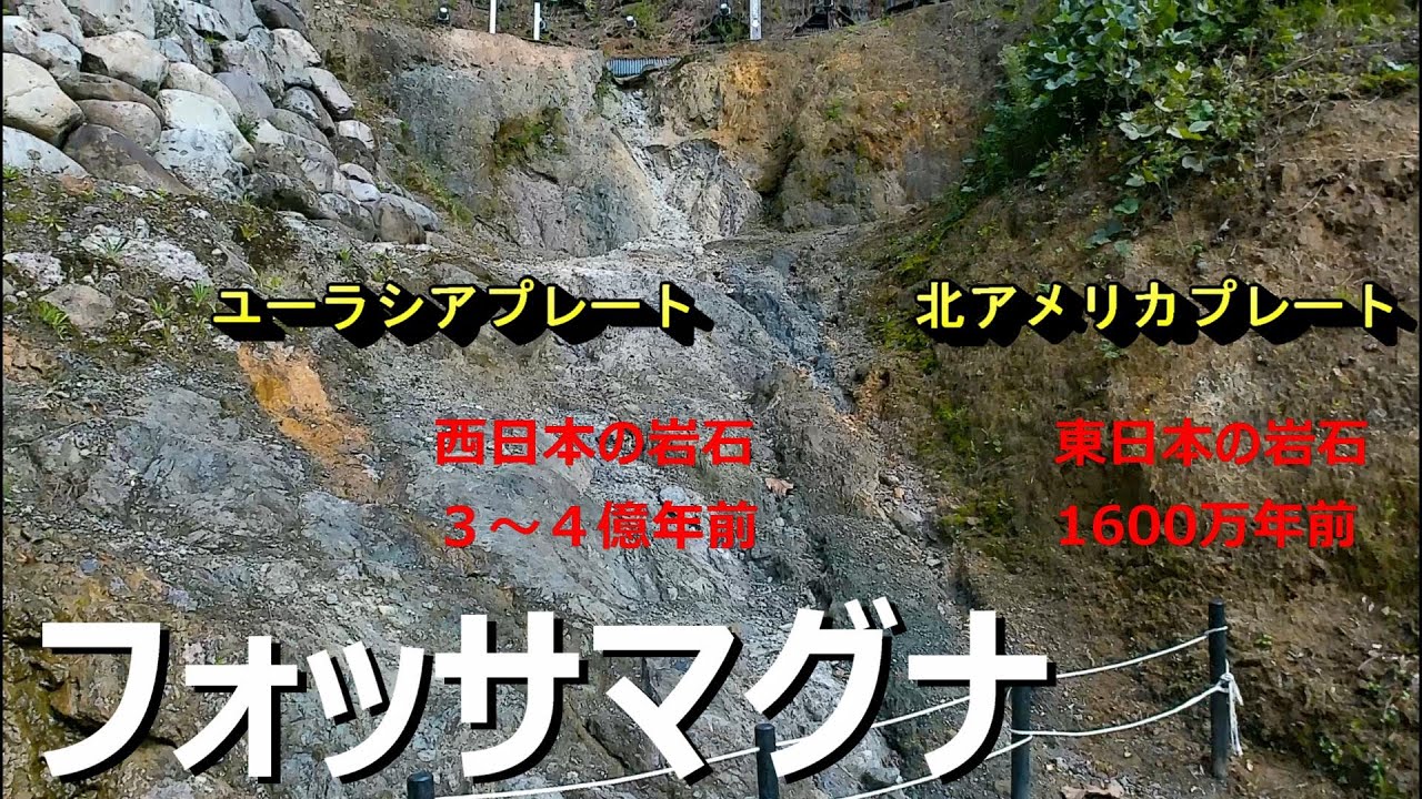 糸魚川－静岡構造線は東日本と西日本に分ける断層であり　フォッサマグナの西側の境界断層でもあります