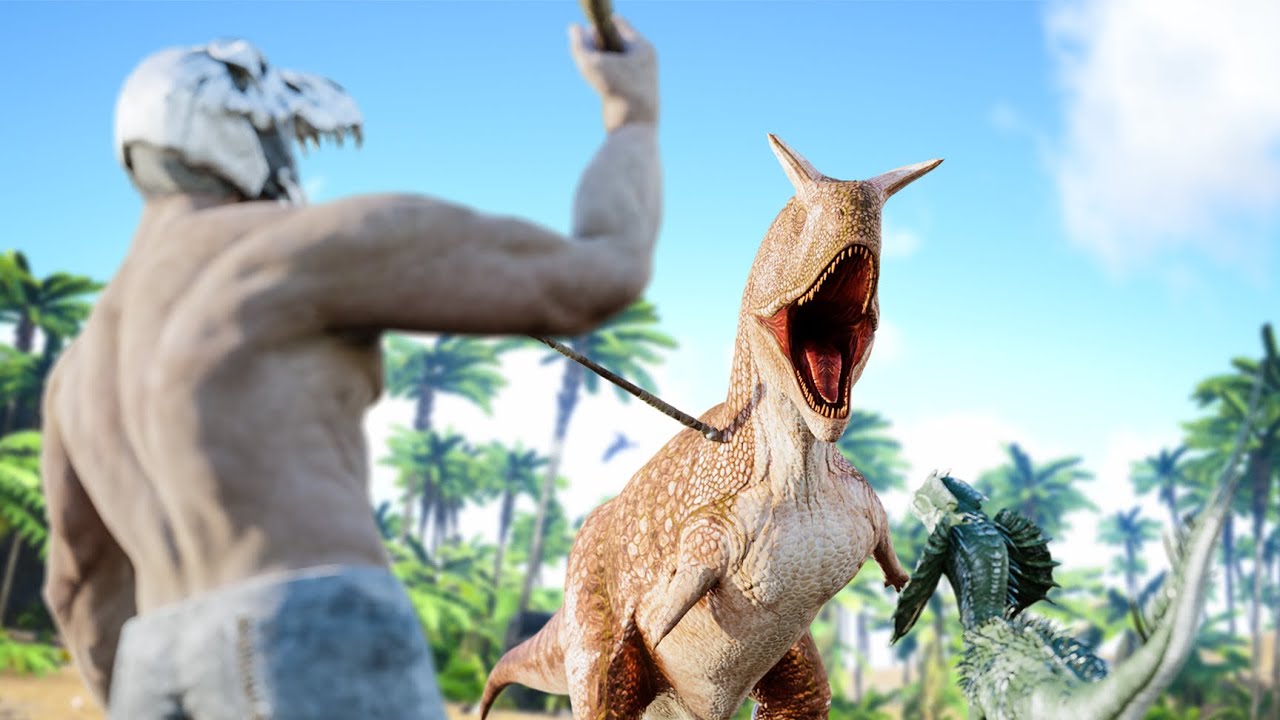 I WILL DEFEAT EVERY STORY MAP ON HARDCORE! - Ark: The Ultimate Survivor (E1 - The Island)