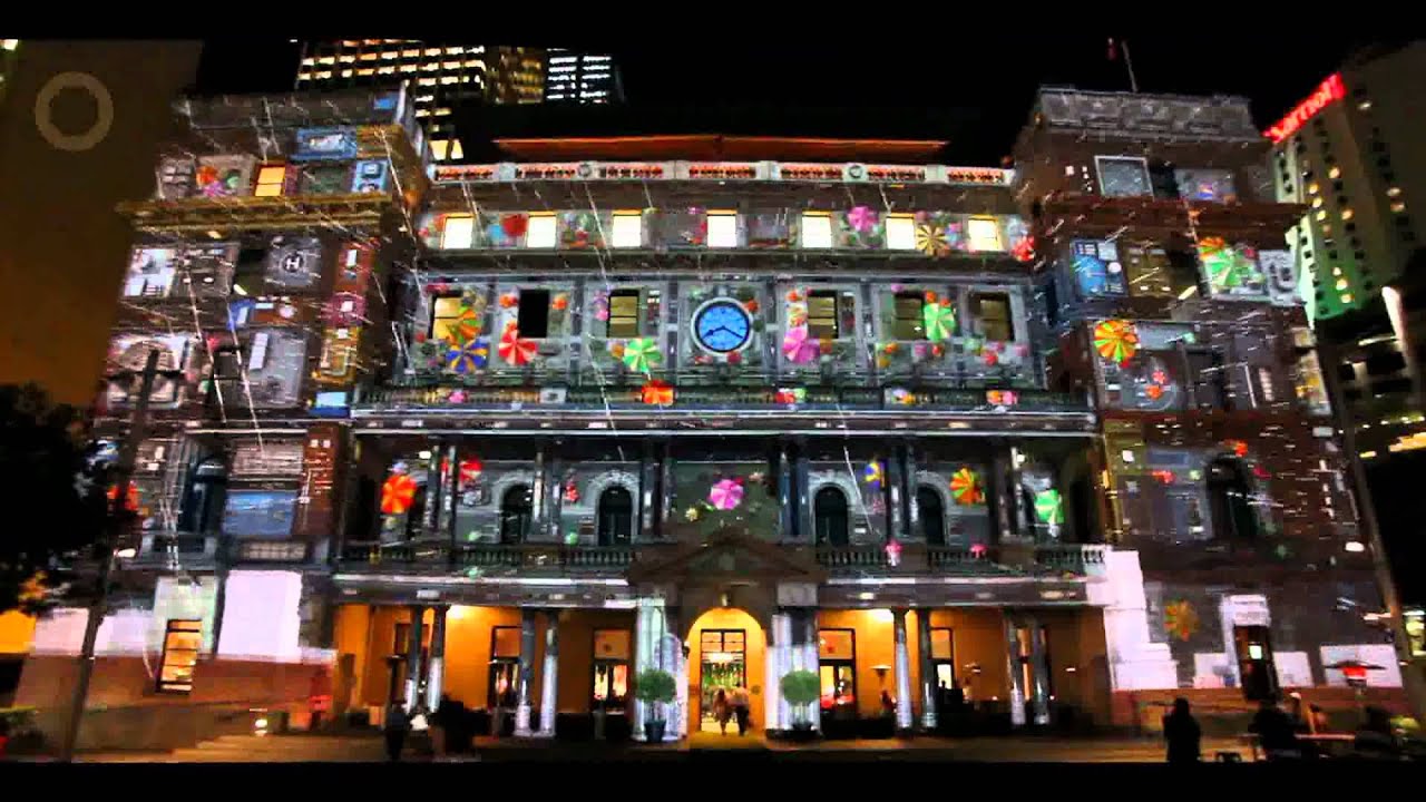 Vivid Sydney 2012 - Customs House light projection (full lenght with original sound)