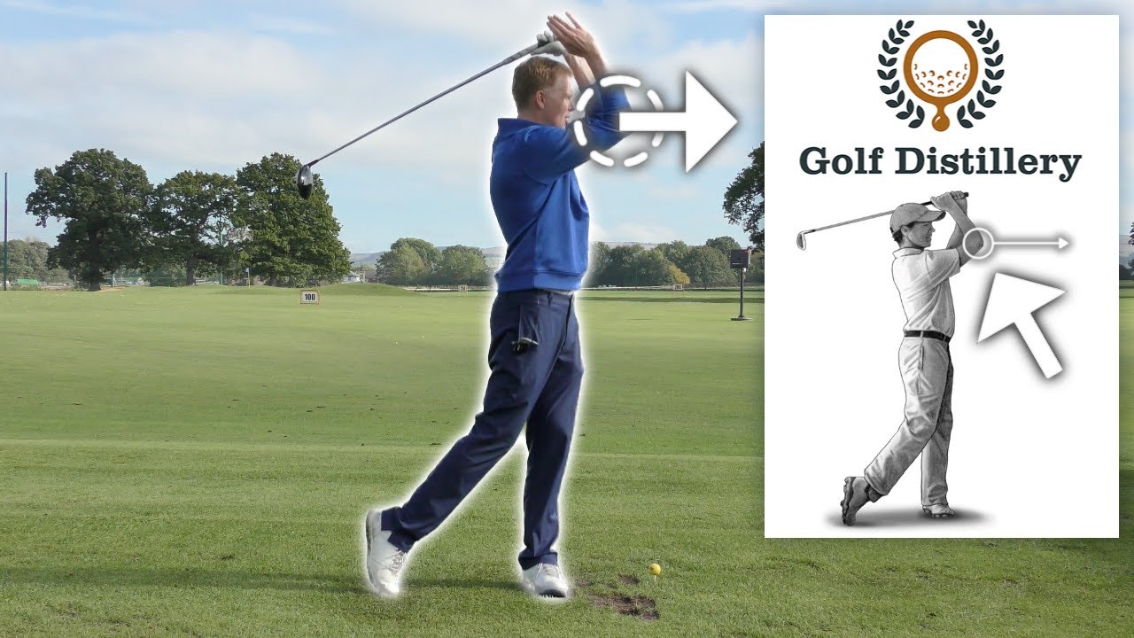 Golf Follow Through Swing Thought - Point your ELBOWS AT THE TARGET