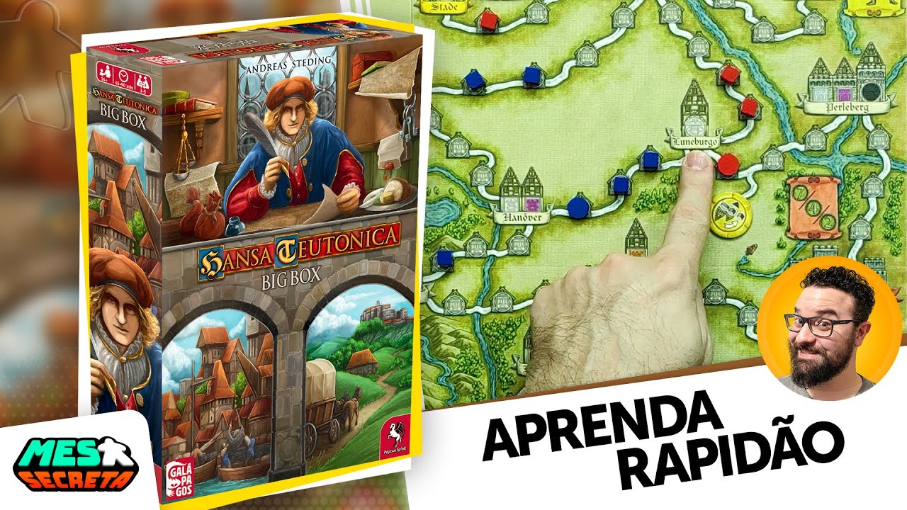 Hansa Teutonica: Big Box - Aprenda a jogar - Mapa base e expansões