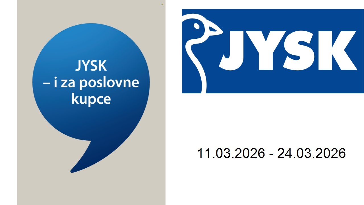 JYSK katalog - Nedeljne ponude - 11.03.-24.03.2026