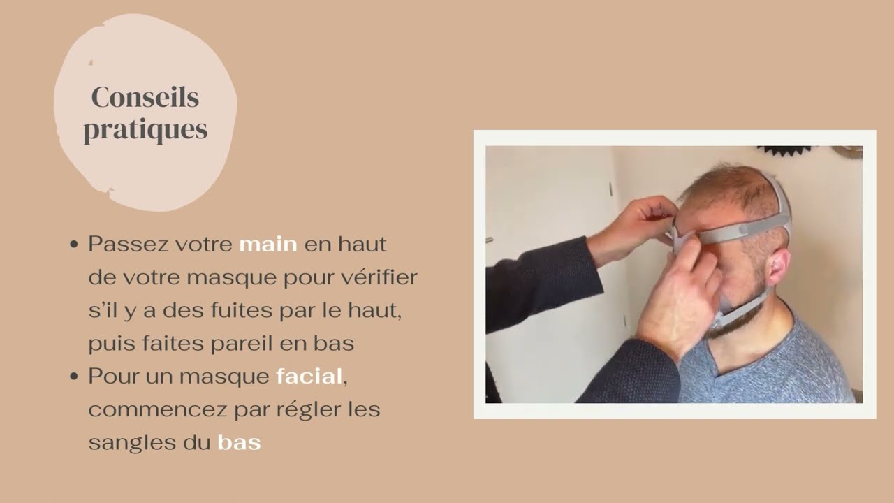 Régler mon masque de Pression Positive Continue PPC - Eléa Santé