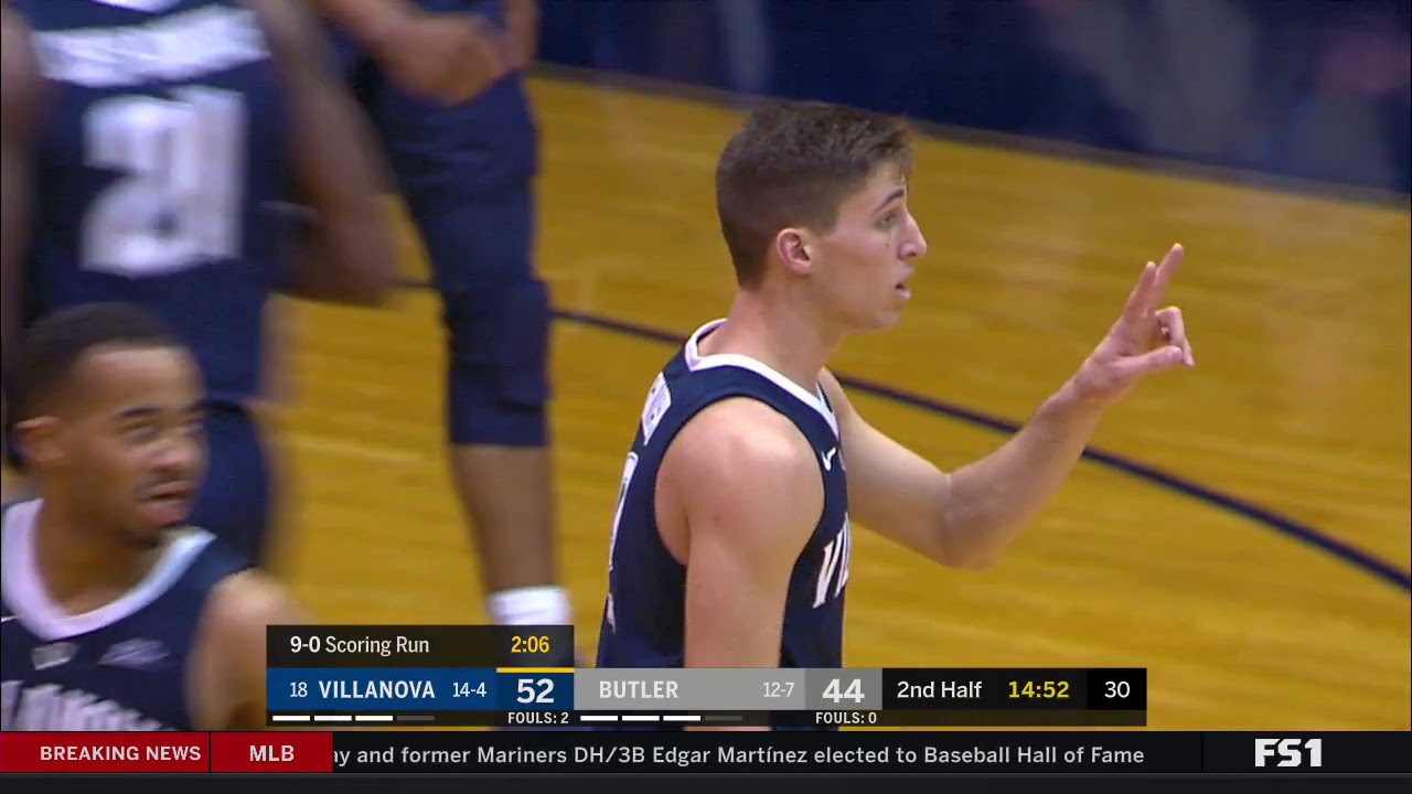 #18 Villanova at Butler Highlights: #BIGEASThoops