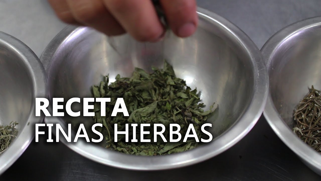 RECETA FINAS HIERBAS
