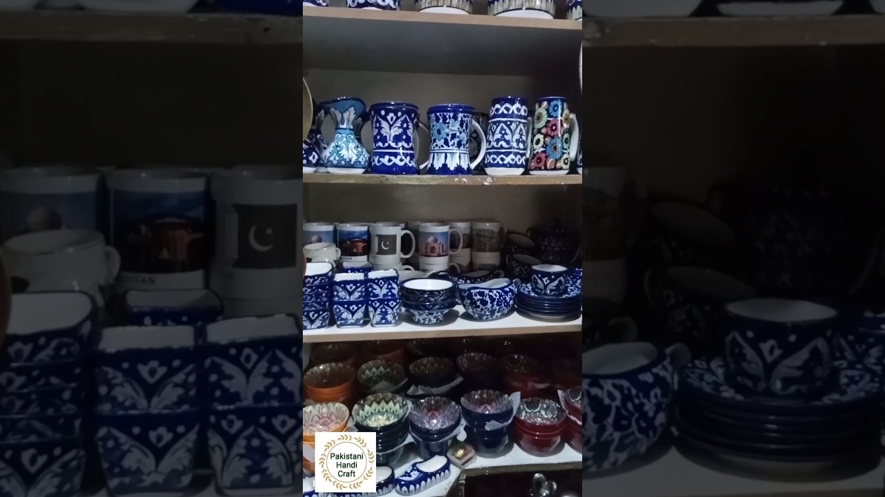 Blue Pottery . Multani Art. Pakistani Hani Craft #homedecor #artisian #handcraftedhome #claywork