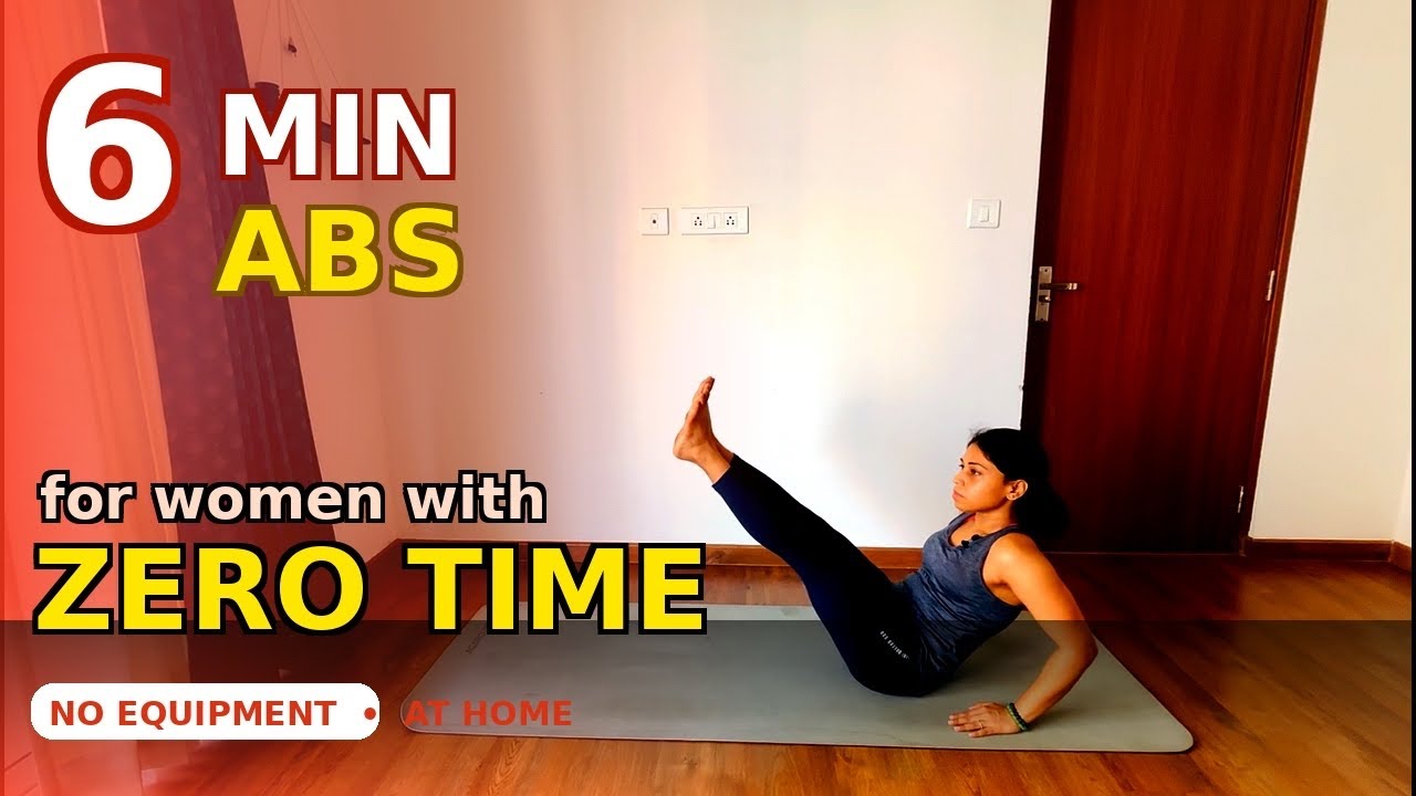 Busy Day? Try This 6 Min Low Impact Core Workout