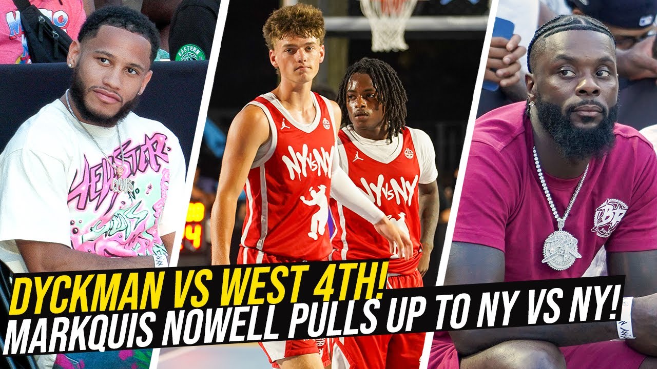 NY vs NY at Dyckman Park IS UNMATCHED! Markquis Nowell, Boogie Fland, & Lance Stephenson PULL UP! 🔥🤯