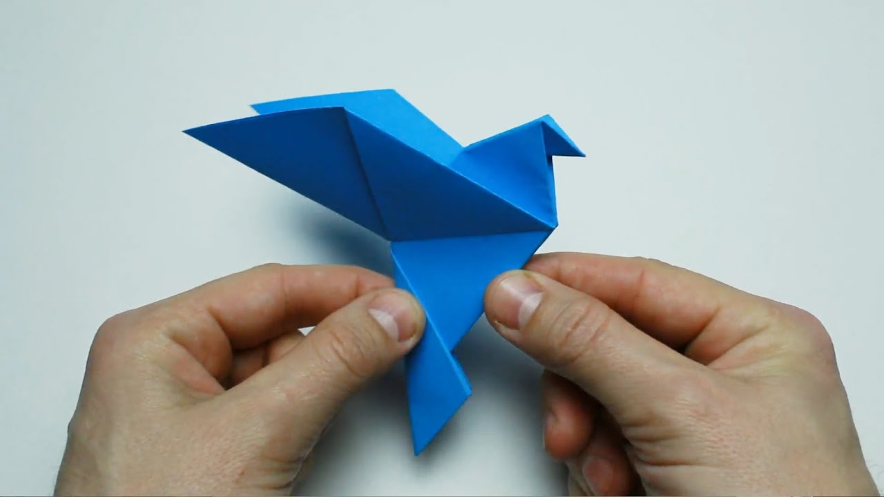 Comment faire une colombe à partir de papier. Origami Pigeon