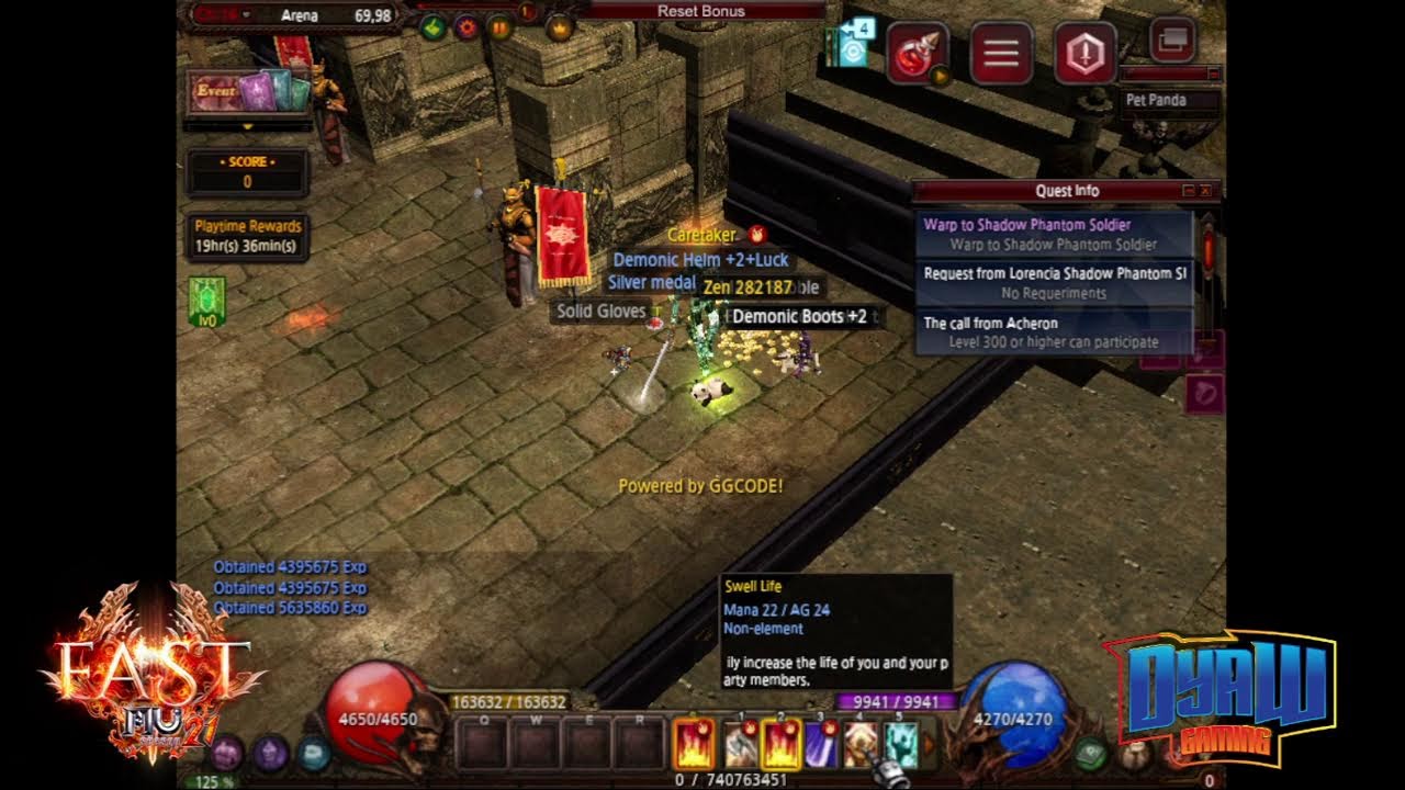 Road to 2nd Grand Reset na sa FAST MU Online Season 21 Part 1-2