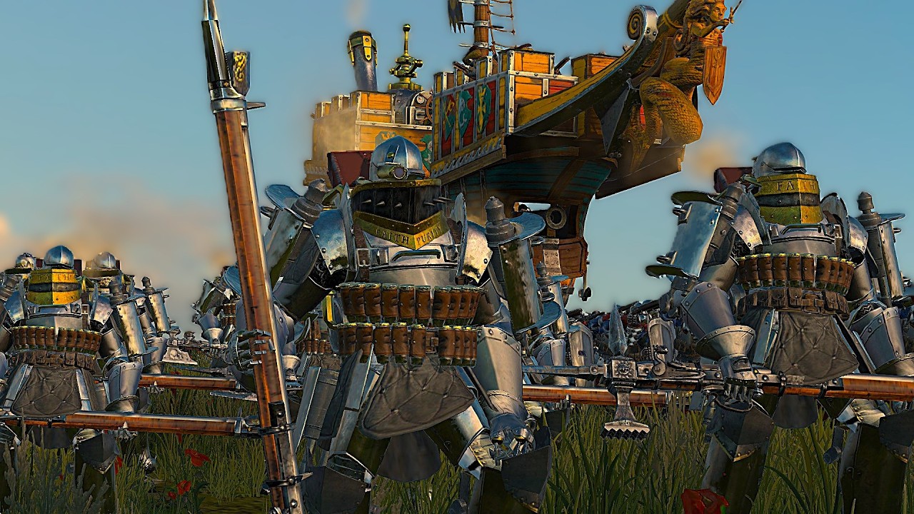 Empire vs Greenskins EPIC Battle! | Total War: Warhammer 3 MODDED Skins & Units Showcase