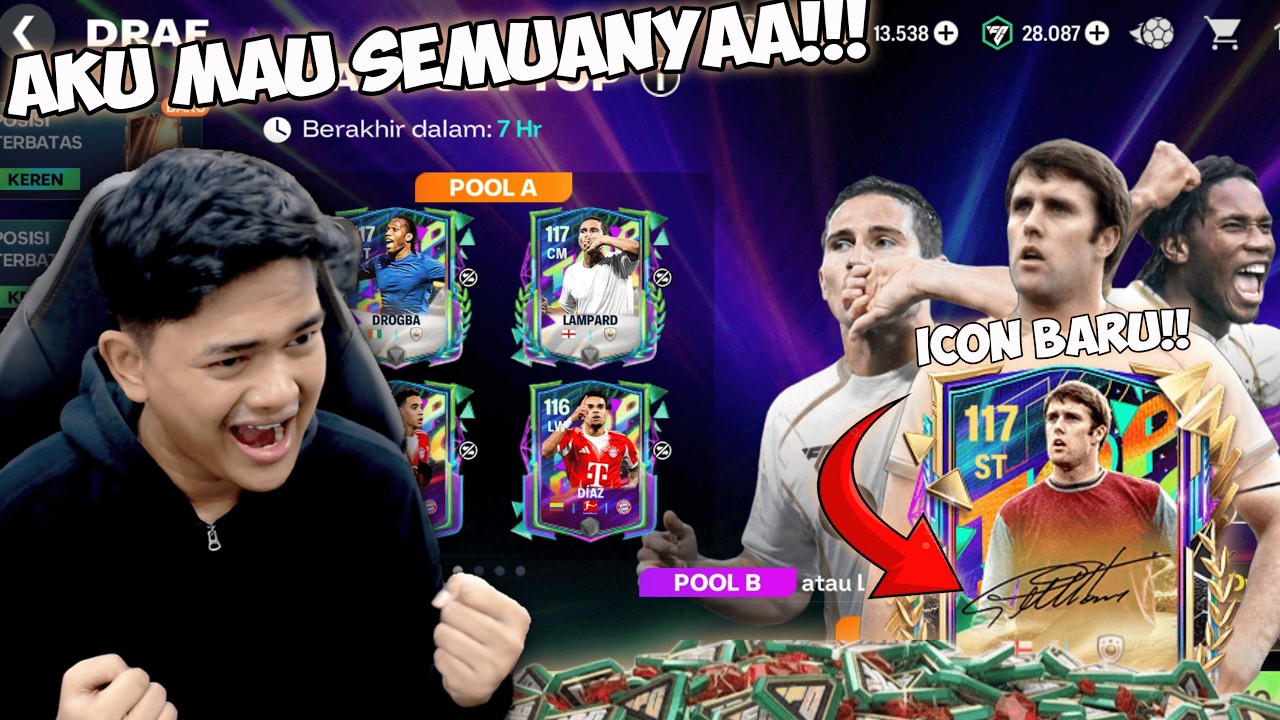 MAKKKK KING DROGBA & FRANK LAMPARD DUET TOP! ADA ICON BARU DI BOX! GOKILLLL! - EA FC MOBILE 26