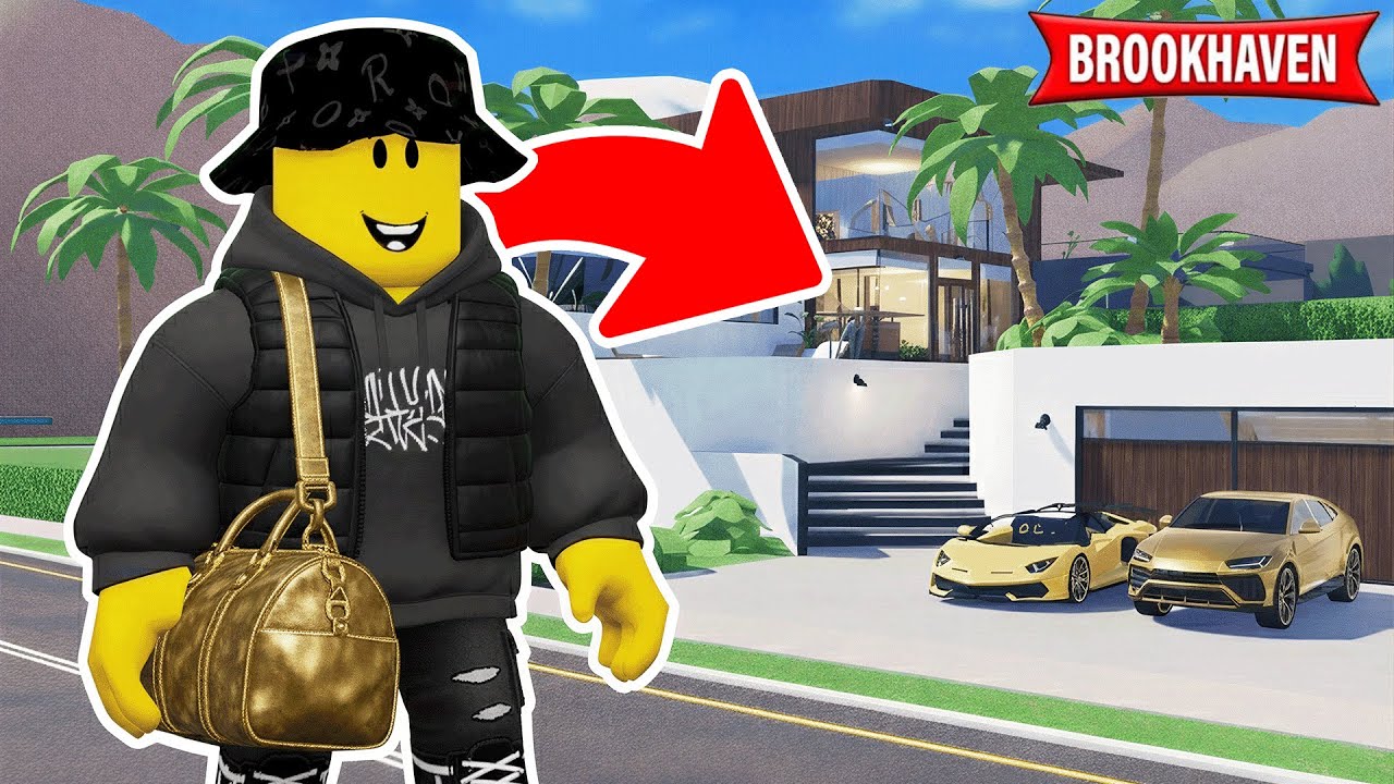 JE DÉMÉNAGE DANS UNE VILLE RÉALISTE SUR BROOKHAVEN ROBLOX