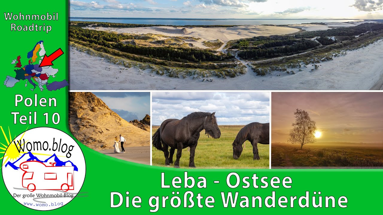Am Strand von Leba - Roadtrip mit dem Wohnmobil in Polen
