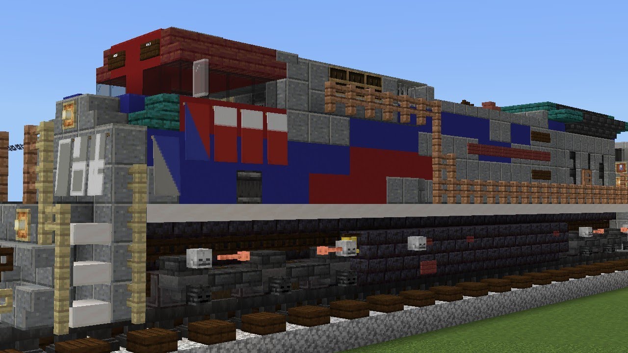 Minecraft GECX 4400 AC44CW Demonstrator Locomotive Tutorial