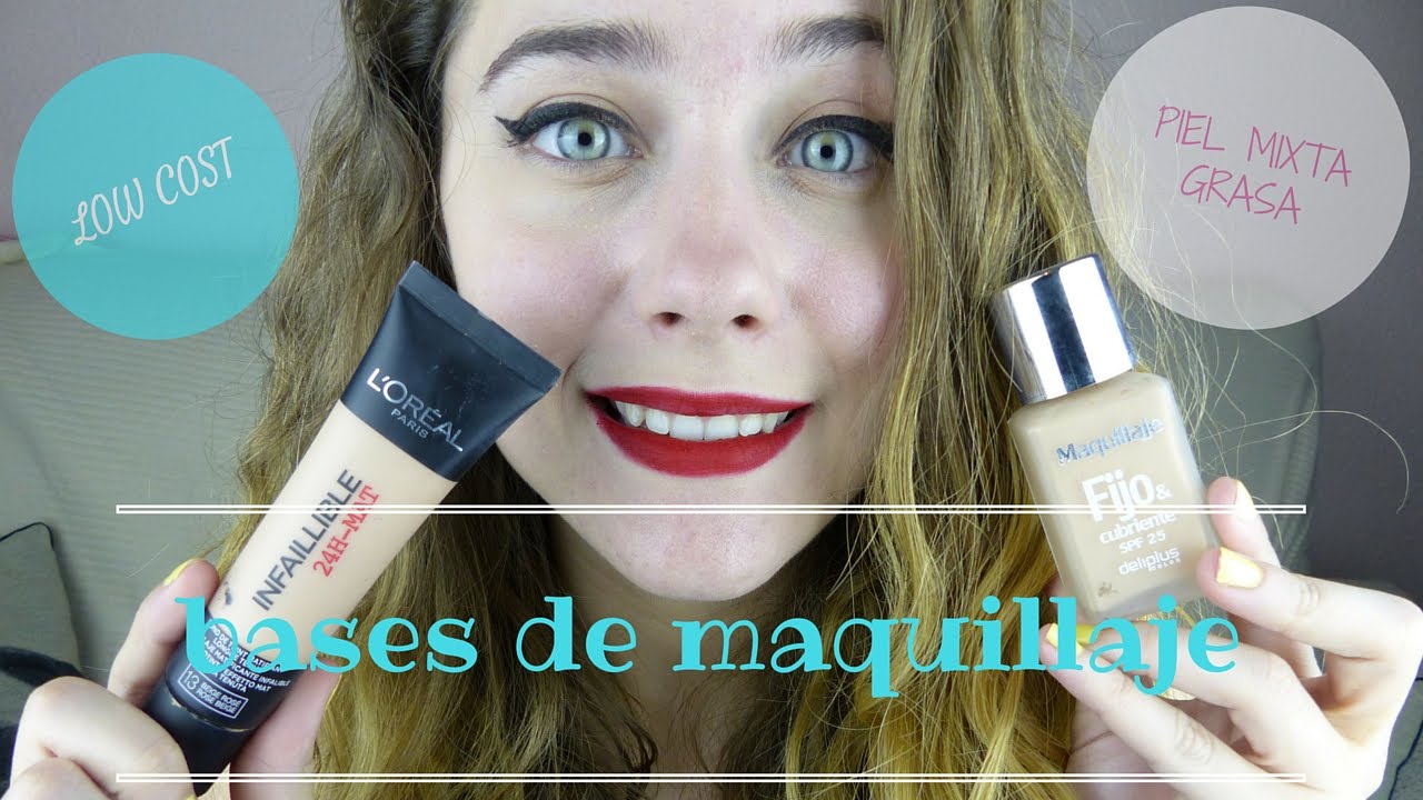 BASES DE MAQUILLAJE LOW COST PIEL MIXTA/GRASA