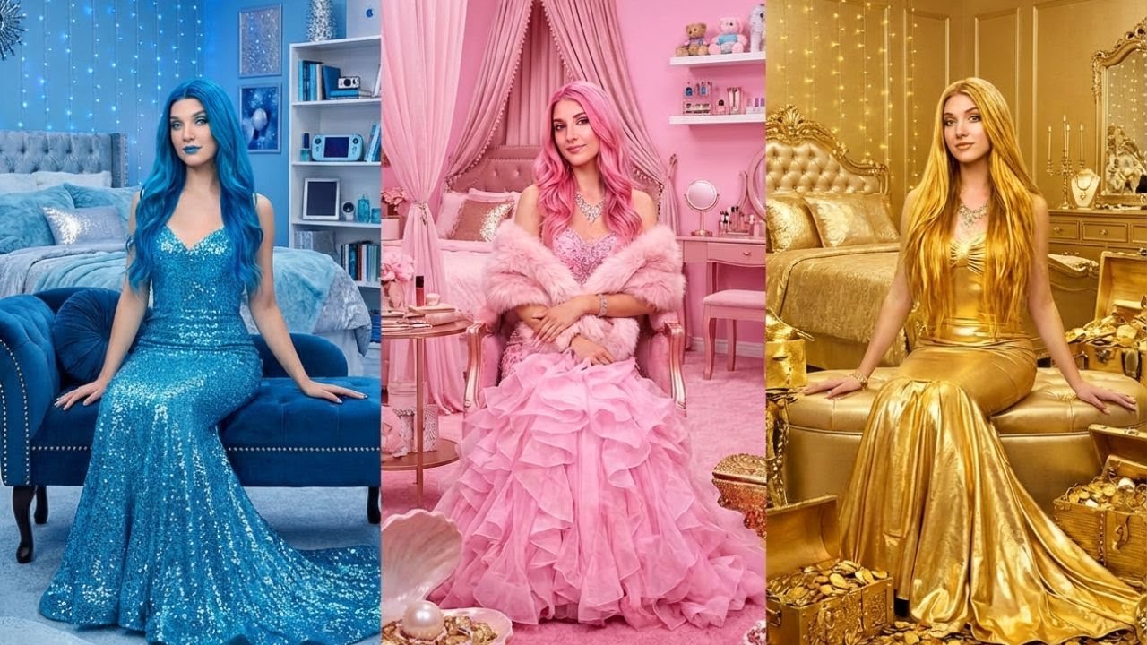 SÜßE ROSA MEERJUNGFRAU vs REBELLISCHE MEERJUNGFRAU 🧜‍♀️✨