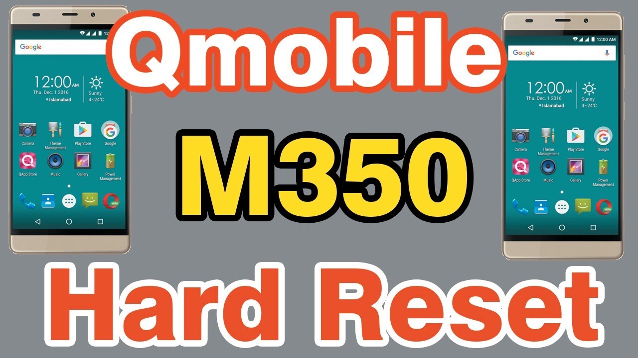 Qmobile M350 Hard Reset