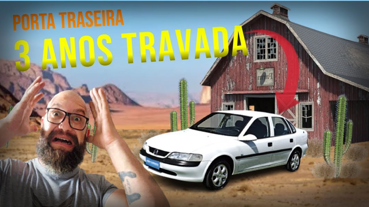 PORTA TRASEIRA VECTRA 98 ( 3 ANOS SEM ABRIR )