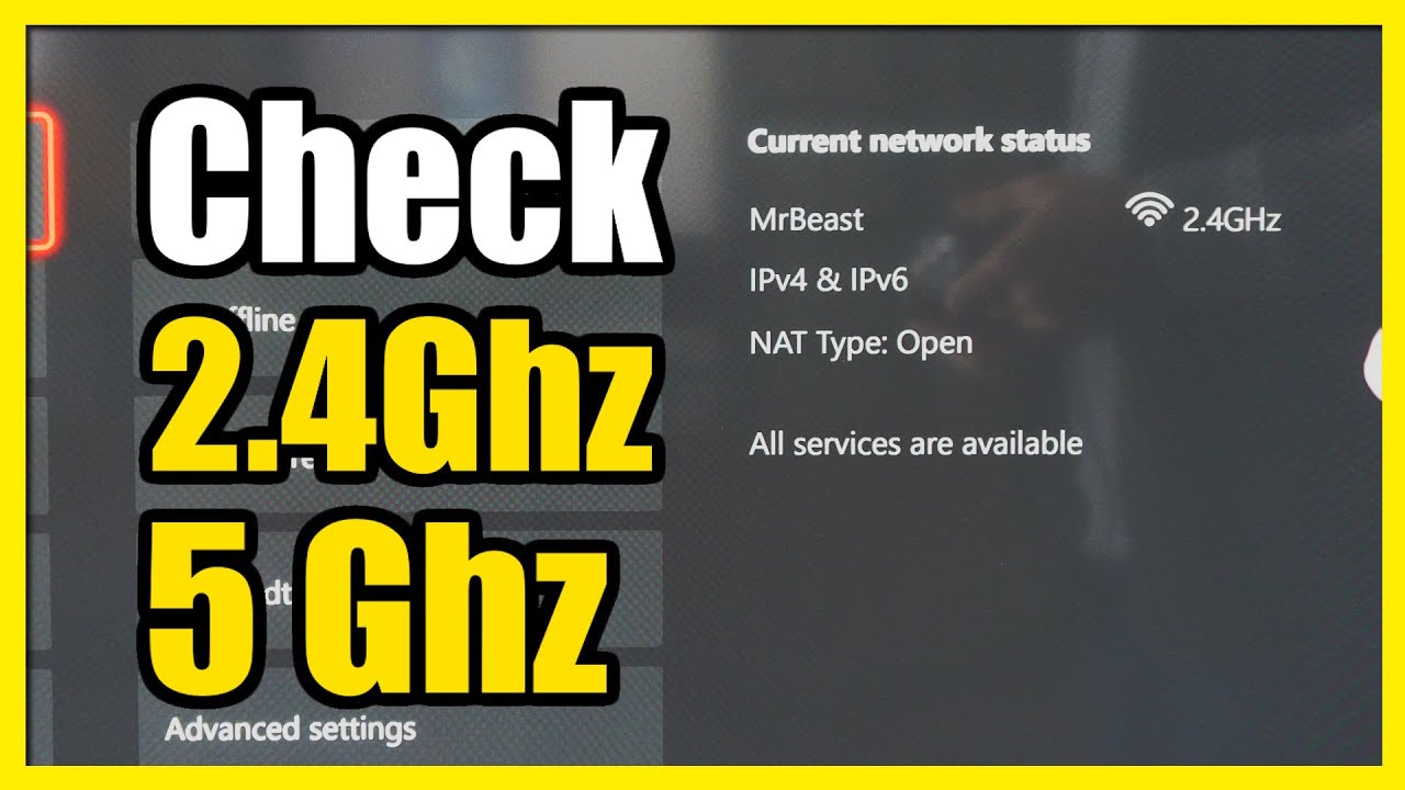 How to See 2.4ghz or 5ghz connection on your Xbox Series X for Faster Speeds (Settings Tutorial)