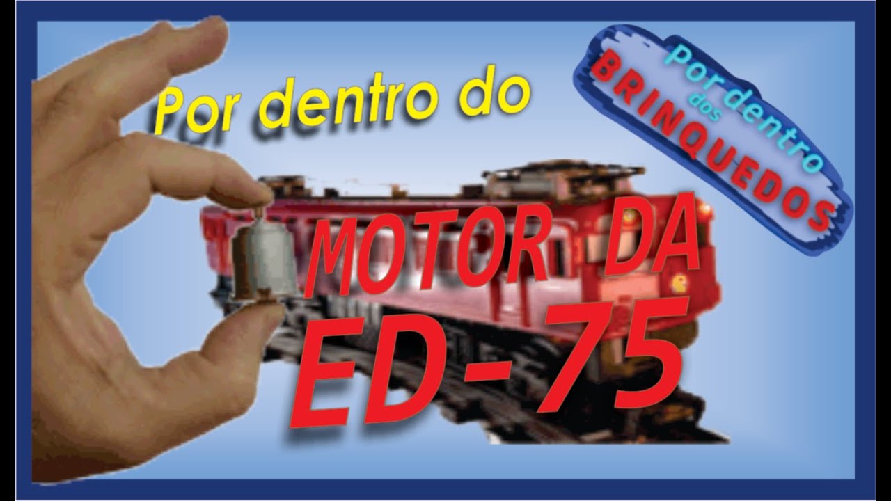 CONHEÇA O INTERIOR DO MOTOR DA ED-75 !!!