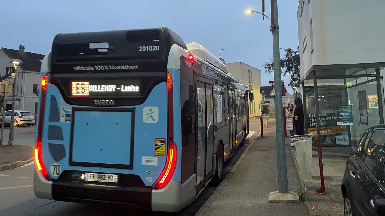 [TRAJET] Ligne Es - Marne et Ourcq Iveco Urbanway 12 GNV IDFM