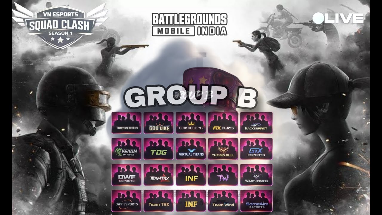VN ESPORTS Season 1 | Group B Matches LIVE 🔥 | Road to The Grand Finals | BGMI Tournament