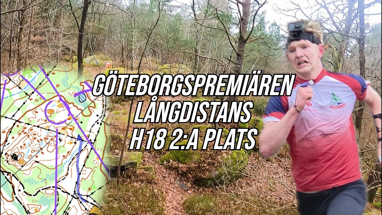 Headcam Orientering - Göteborgspremiären Långdistans 2026
