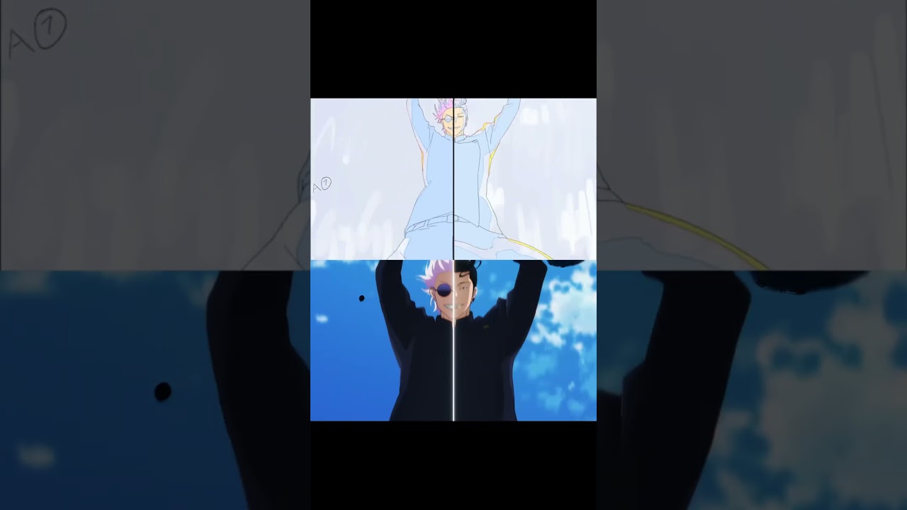 Jujutsu Kaisen S2 OP Genga (Key Animators in description) #shorts #anime #sakuga #jujutsukaisen