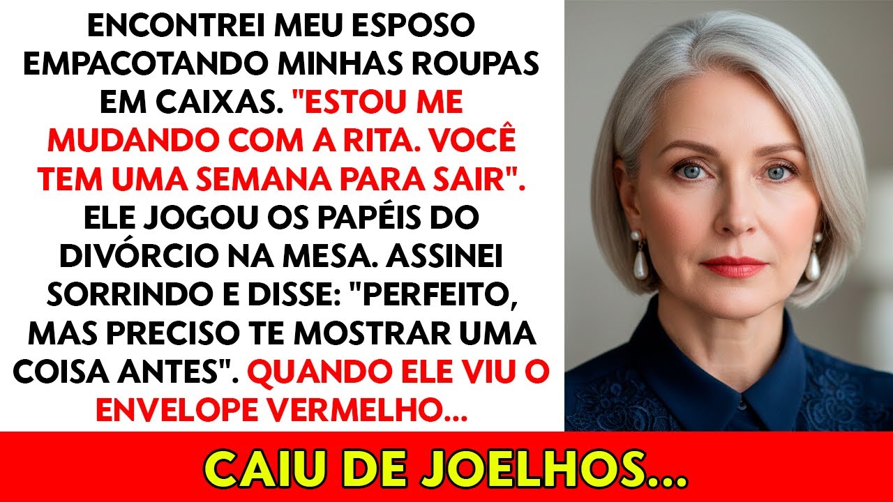 Meu marido me expulsou de casa e pediu o divórcio! mas o que mostrei depois o fez cair de joelhos...