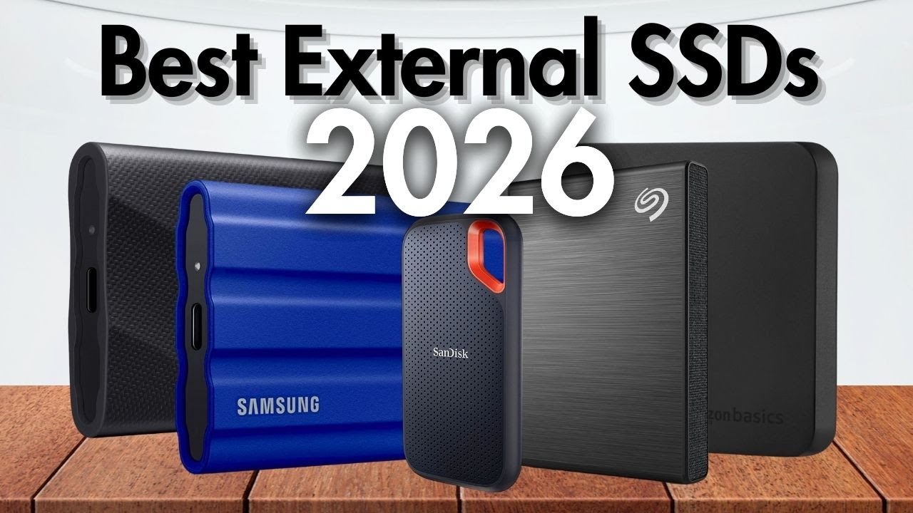 Топ-5 внешних SSD-накопителей 2026 года [Не покупайте, не посмотрев видео!]