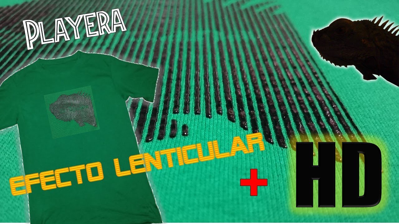 EFECTO LENTICULAR + IMPRESION EN HD (PLAYERA)