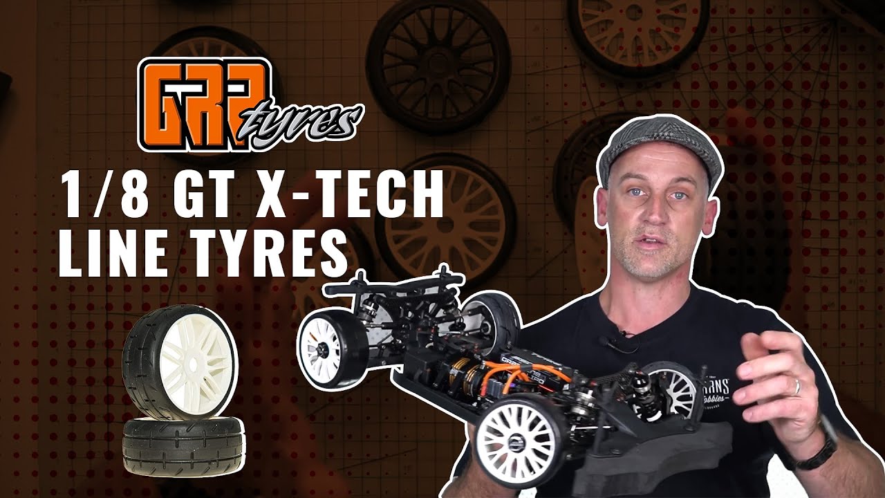 GRP Tyres | 1/8 GT X-Tech Line Tyres | #askHearns