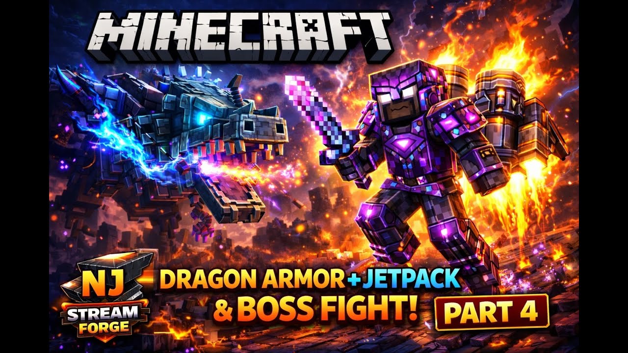 🐉 Dragon Ingot Armor + Jetpack?! This Boss Fight Was INSANE! ⚔️🔥 | Part 4