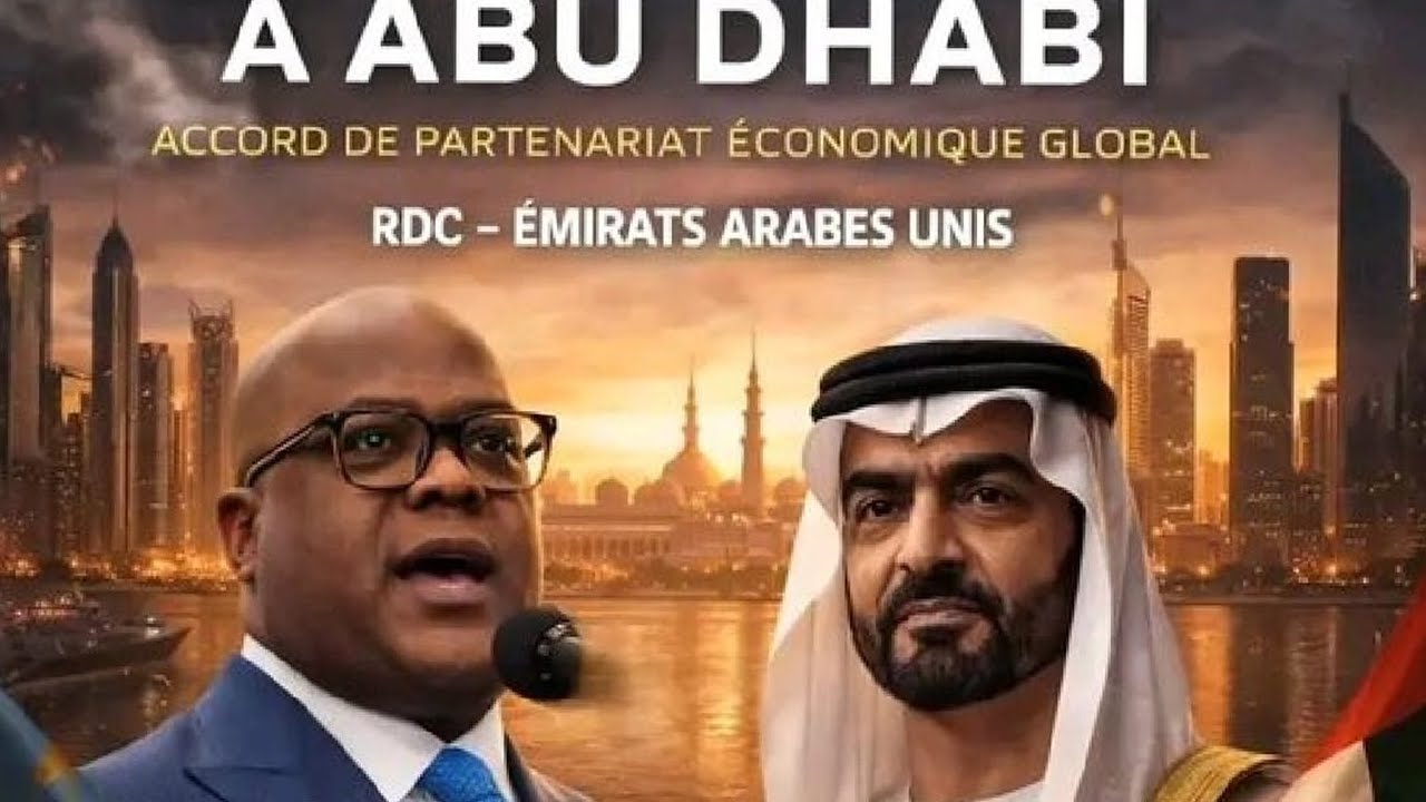 URGENT : TSHISEKEDI ATTENDU À ABU DHABI ET WASHINGTON ! (02/02/2026)