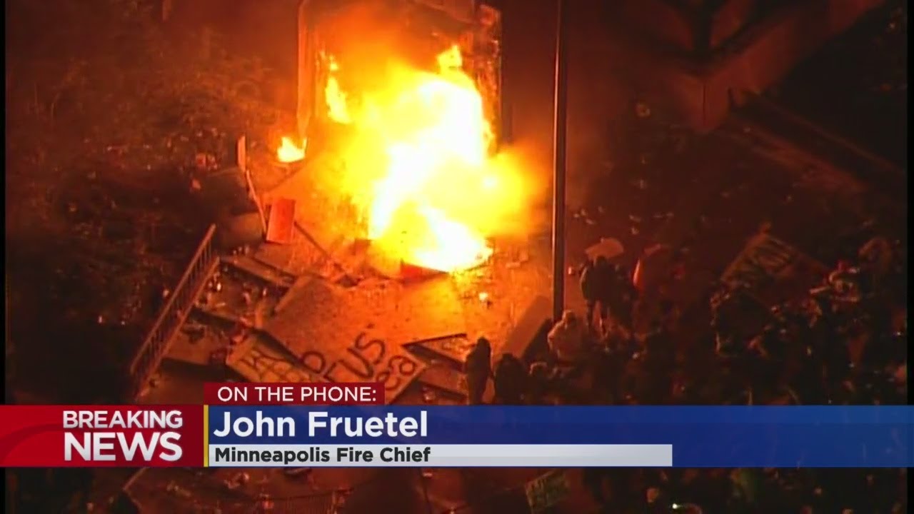 Minneapolis Fire Chief John Freutel Gives A Status Update