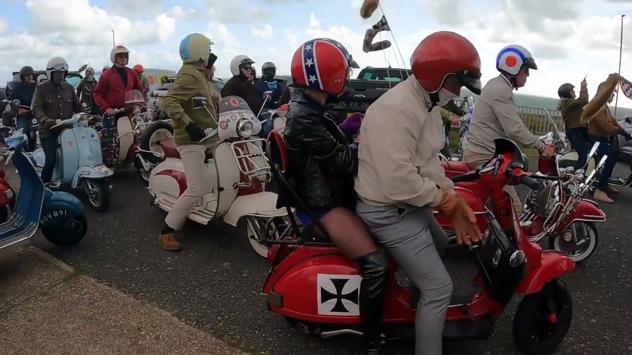 Brighton mod weekender 2024 Sunday ride out