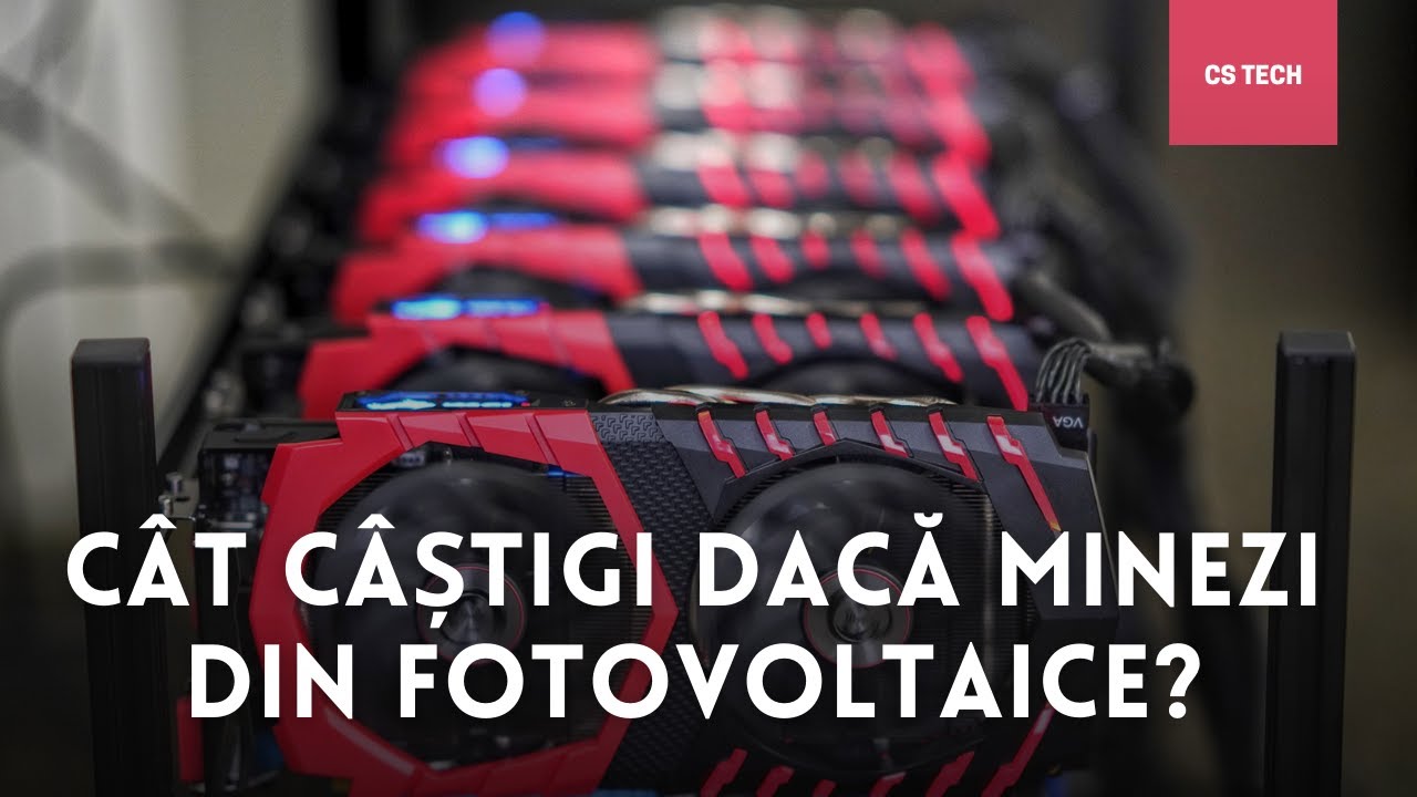 Cât câștigi dacă minezi din fotovoltaice și mai există viața pentru mineri după oprirea ETH?