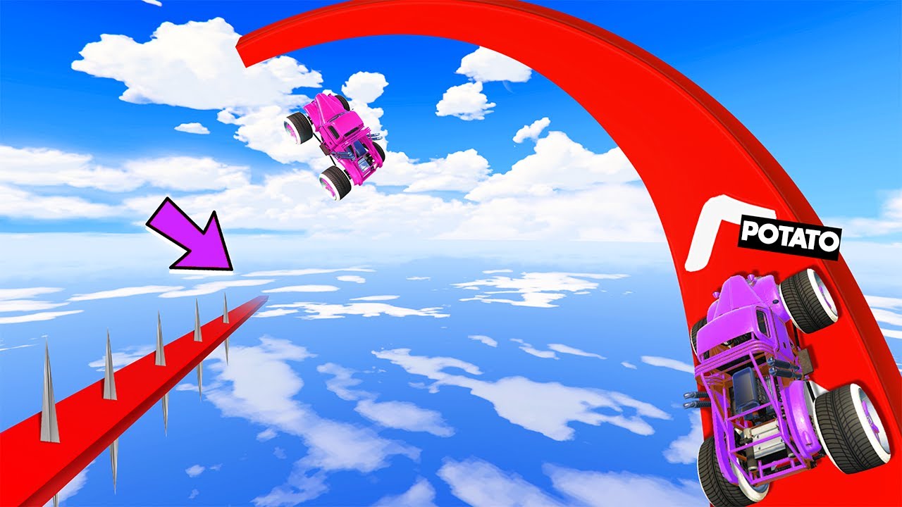 🟢 ONLY VERY PRO PLAYER CAN COMEPLTE THIS SUPER WALLRIDE CAR PARKOUR RACE IN GTA 5