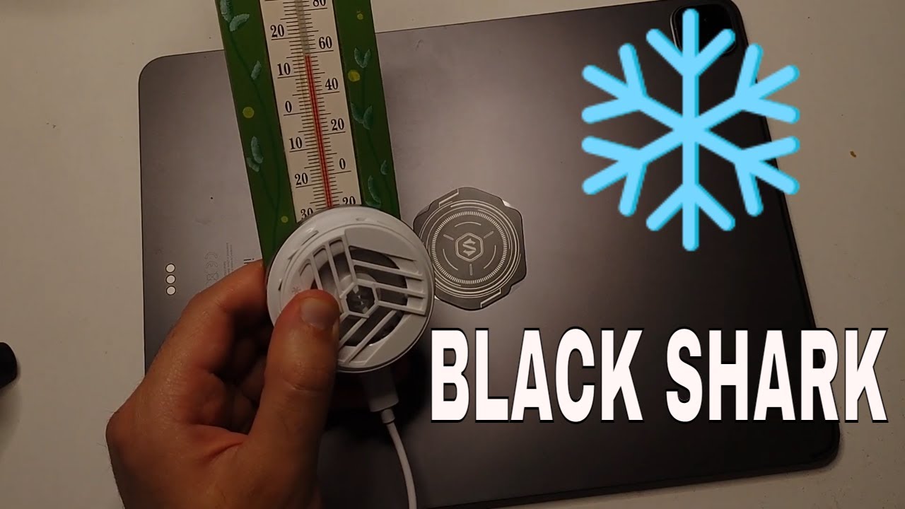 أقوى مروحة تبريد | أين لاعبي الجيروسكوب  😎BLACK SHARK ❄❄❄