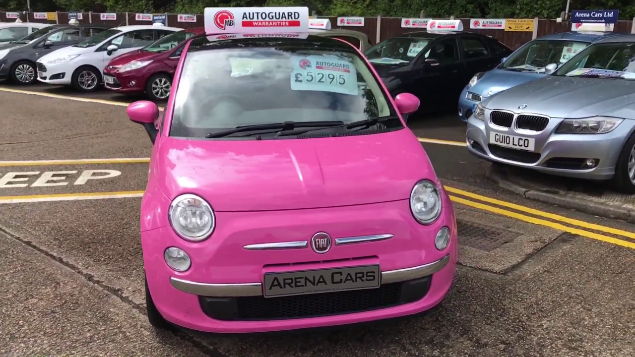Pink Fiat 500 Arena Cars Ltd Of Ash Vale