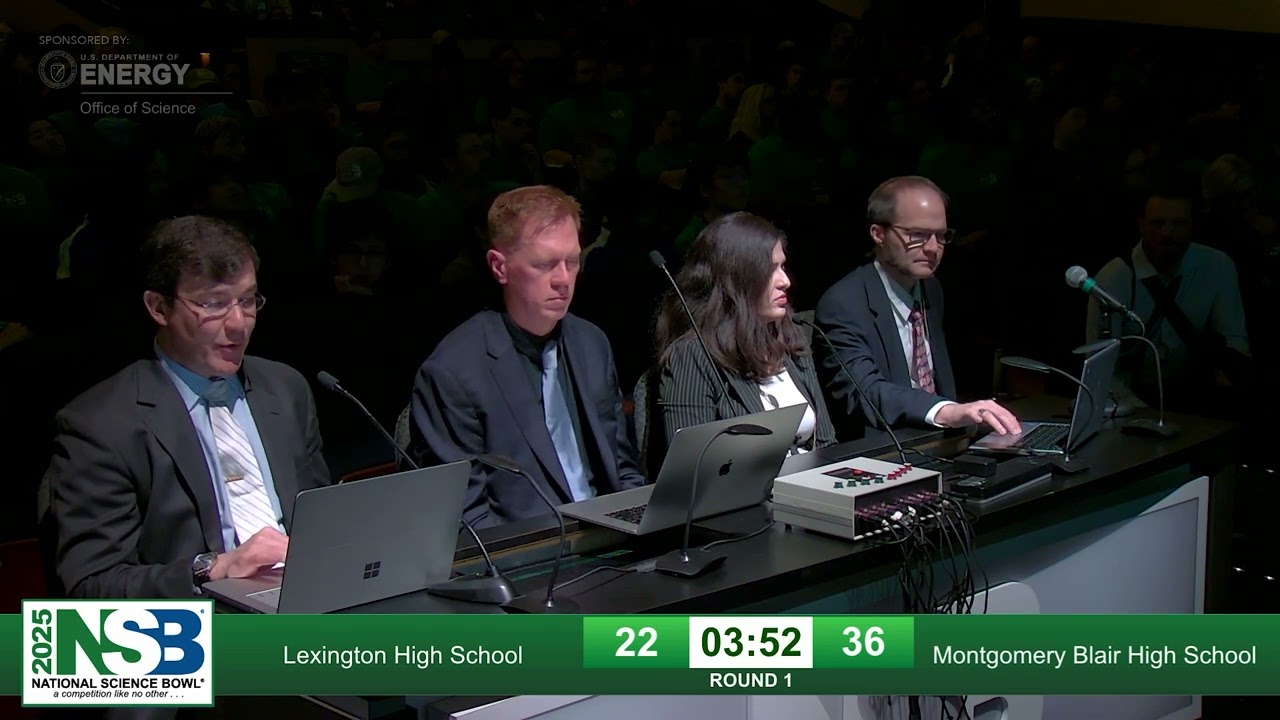 National Science Bowl 2025 Finals - High School Competition